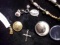 Jewerly And Button Lot Confederate States Copper Button, Custom Buffalo Nickel Button