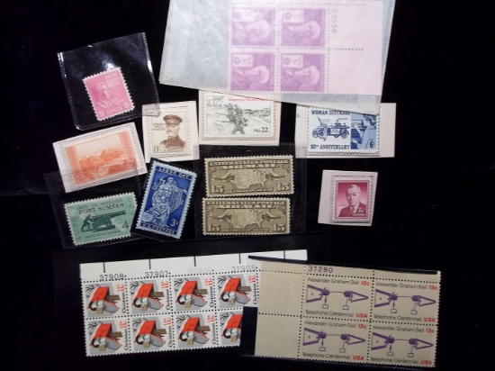 United States Postage Stamps Mint Stamp Lot $2.85 Face Value