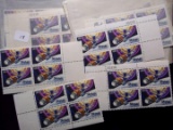 United States Postage Stamps Mint Plate Block Lot Of 18 Blocks Skylab