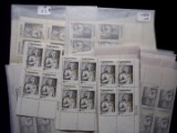 United States Postage Stamps Mint Plate Block Lot Of 43 Blocks Cat. #1488 $13.76 Face Value
