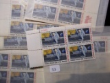 United States Postage Stamps U.S. Mint Plate Block 10 Cent Air Mail 1st Man On Moon