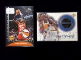 2 Hall Of Fame Nba Basketball Jersey Cards Clyde Drexler And Kevin Garnett