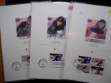Usa Olympic First Day Cover Card Lake Placid New York 1980