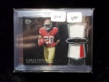 Carlos Hyde 49ers Rookie Dual Relic 2 Colored Patch
