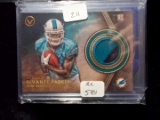 Devante Parker Miami Dolphins Topps Valor Rookie Patch Card Numbered 219/289