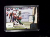 Santana Holms New York Jets 2011 Panini Threads Green And Whie Patch Card 53/99