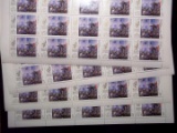 World Postage Mint Uncut 1987 5k Stamp Sheet Russia Cccp Soviet Union