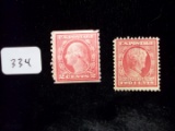 Lot Of 2 Extremely Rare Us Postage Stamps In Excel,ent Condition