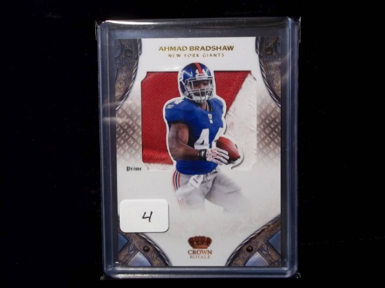 Ahmad Bradshaw Super Short Print Dirty Dual Colred Jumbo Patch 09/10