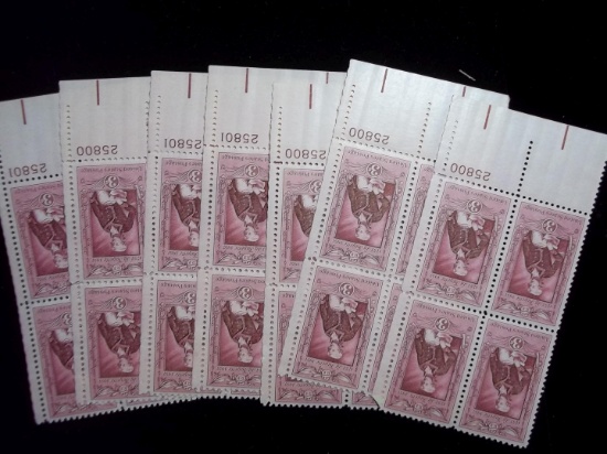 Us Mint Plate Block Us Postage Stamps