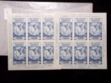 National Stamp Exhiition Of 1934 Commemorative Plate Block #21186
