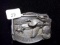 Pewter Belt Buckle Pin Tails Waterfowl Usa