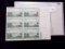 United States Postage Stamps Mint Plate Block Lot Of (5) 6 Stamp Blocks