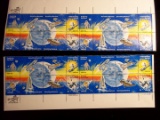 Mint Stamp Sheets 18c Space Exploration Benefiting Mankind Top & Bottom