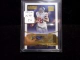 Adamontre Moore New York Giants Rookie Gold Auto Card Supper Short Print 08/10