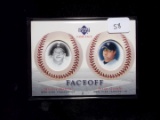 Upper Deck Baseball Game Face Thick Insert Card Mickey Mantle