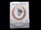 Upper Deck Baseball Game Face Thick Insert Card Ted Williams