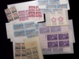 Lot Of (15) Assorted Us Mint Stamp Plate Blocks