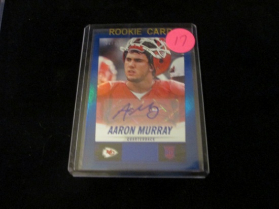 2014 Panini Signiture Aaron Murray And Numbered 52/75