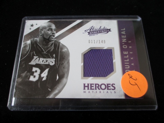 2016-7 Shaquille O'neal Card Jersey And Numbered Low 011/149