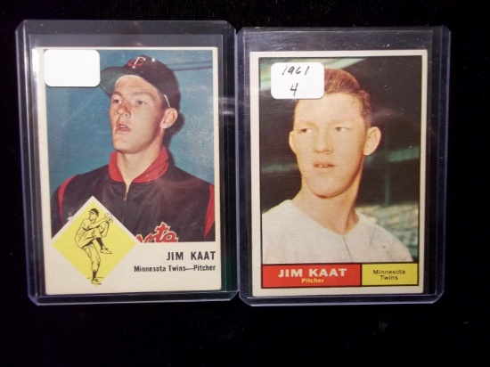 Minnesota Twins Jim Kaat 1960's Lot