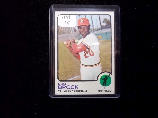 1973 Topps Baseball Card #320 Lou Brock Nrmt