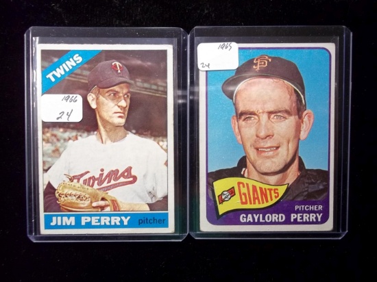 The Perry Brothere 1965 Topps Gaylord Perry