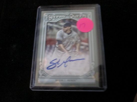 Shaun Marcum Signiture Card