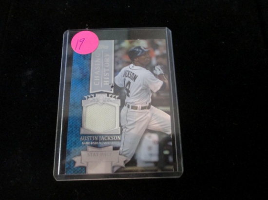 Austin Jackson Jersey Card