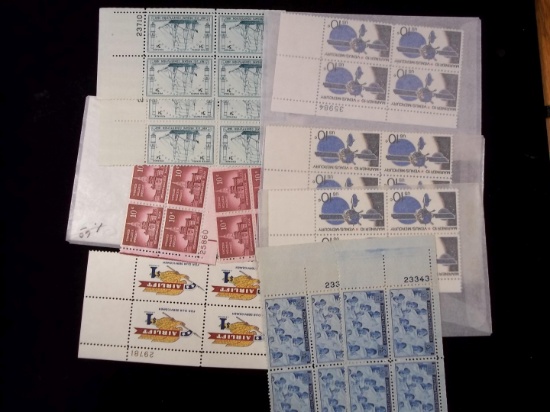 Us Mint Postage Stamps Lot Of 10 Mint Plate Blocks