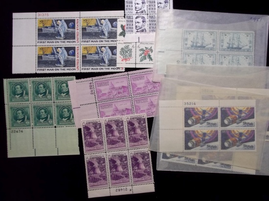 Us Mint Postage Stamps Lot Of 10 Mint Plate Blocks