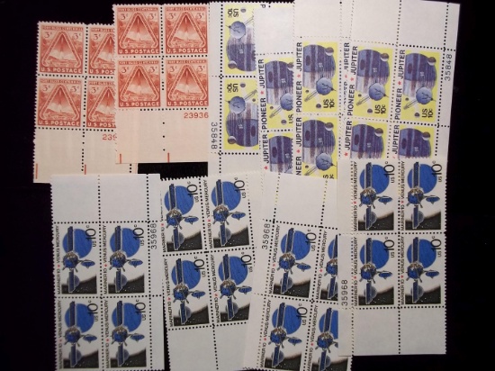 Us Mint Postage Stamps Lot Of 10 Mint Plate Blocks