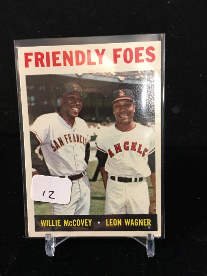 Friendly Foes Willie Mccovey 1964 Insert Card