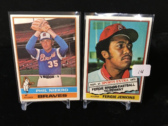 1976 Topps Baseball Star Pitchers Lot