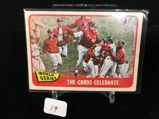 1965 Topps Baseball #139 World Series Insert Card