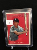 1960 Topp Baseball 1959 Mvp Nellie Fox
