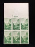 #763 Zion 8 Cent National Parks Farley Issue Mint-nh/no Gum As Issued