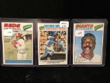 1977 Topps Baseball Card Hall Of Famer Lot