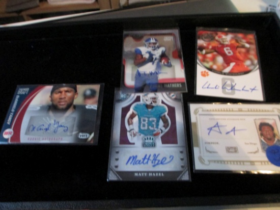 Gatrell Johnson,matt Hazel,charlie Whitehurst,i'tavius Mathers,deangelo Yancy Signiture Cards