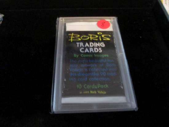 Unopened Pack Of Boris Trading Cards