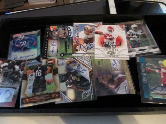 Signiture Football Card Lot