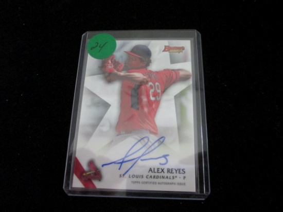 2015 Topps Alex Reyes Signiture Card