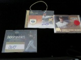 Lot Of (3) Baseball Signiture Cards