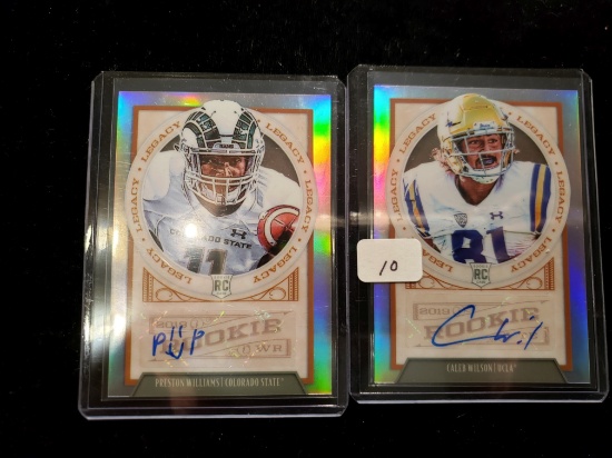2019 Panini Legacy Football Autographed Rookie Cards