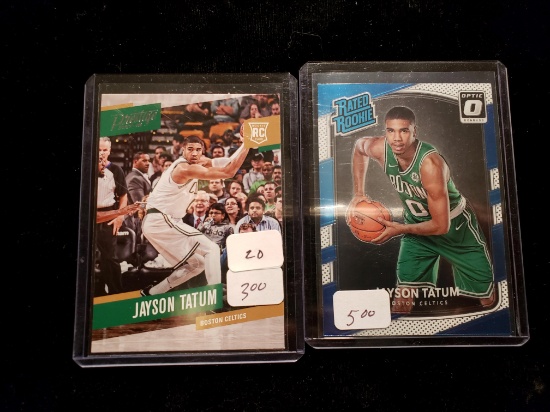 Jason Tatum Boston Celtics Ookie Cxard Lot