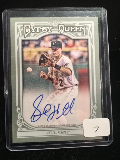 Topps Gypsy Queen Baseball Autographed Ball Card