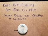 Scarce Babe Ruth Club Pin New York Yankees Chicago Local #4