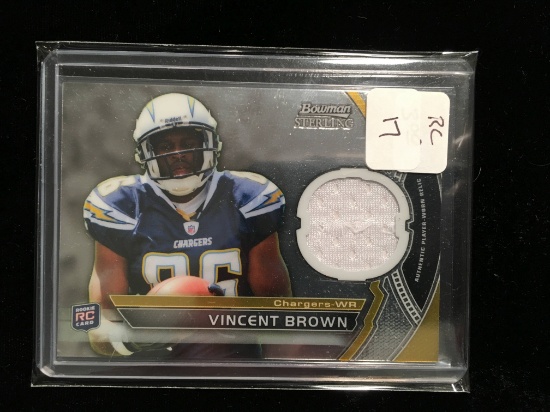 Nfl Football Rookie Patch Jersey Card