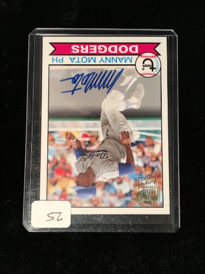 Topps Mlb Autographed Card