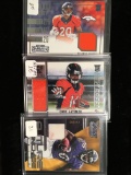 Nfl Football Game Used Jersey Cards